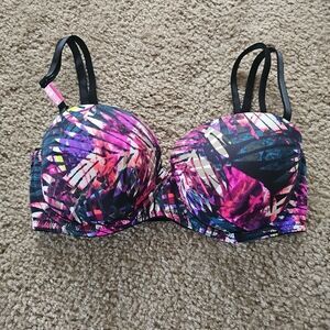Victoria's Secret Pink Multicolor Strapless Bra 32D